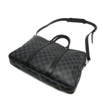Louis Vuitton // Damier Leather Briefcase // Damier Graphite // Pre-Owned