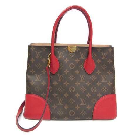 Louis Vuitton // Monogram Leather Shoulder Bag // Monogram Brown + Red // Pre-Owned