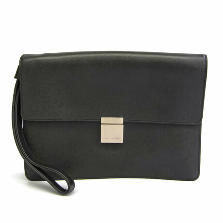 Louis Vuitton // Taiga Leather Envelope Bag // Ardoise // Pre-Owned