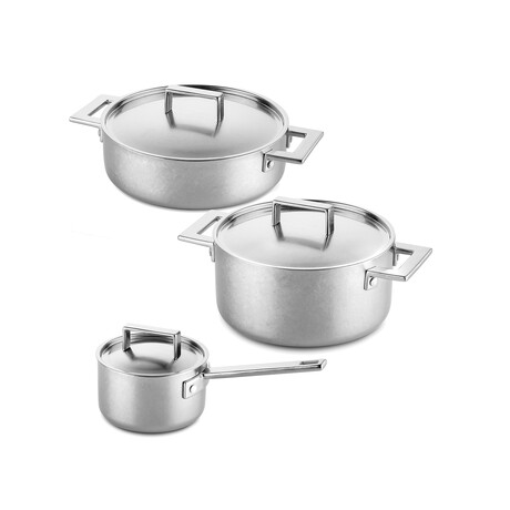 Attiva Pewter Kitchen Set - 6 Pcs.