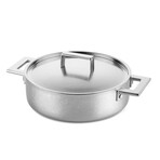 Attiva Pewter Frying Pan - Dual Handles - 10"Dia