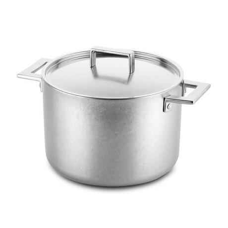 Attiva Pewter Deep Pot - 10"Dia