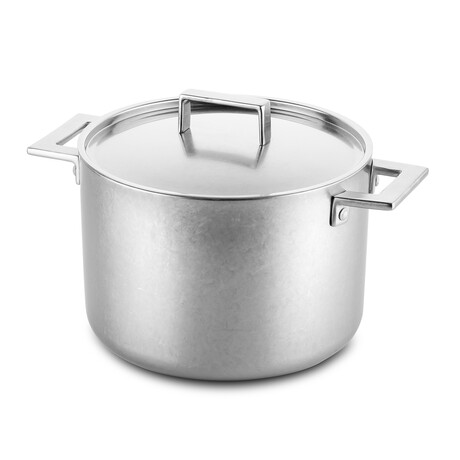 Attiva Pewter Deep Pot - 9"Dia