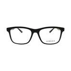 Mens Versace VE3319 GB1 Square Optical Glasses // Black Gold + Clear