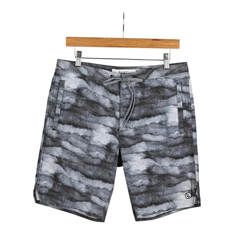 305 Fit Lounge Fit Board Shorts // Water Color Black (28)