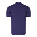 Tipped Polo // Dark Purple (S)