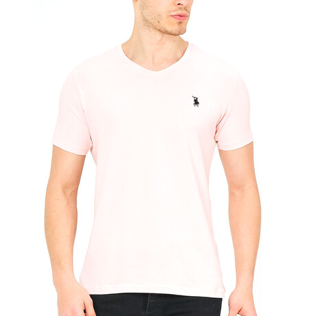 V-Neck T-Shirt // Light Pink (S)
