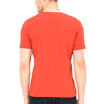 V-Neck T-Shirt // Orange (S)