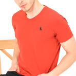 V-Neck T-Shirt // Orange (S)