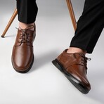 Men's Genuine Leather Low-Chukka Casual Shoes // Tan (Euro: 41)