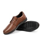 Men's Genuine Leather Low-Chukka Casual Shoes // Tan (Euro: 41)