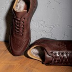 Muster Sneakers // Brown (Euro: 43)