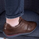 Muster Sneakers // Brown (Euro: 43)