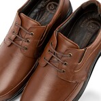 Men's Genuine Leather Low-Chukka Casual Shoes // Tan (Euro: 45)