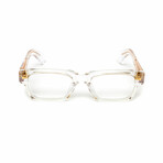 Tokyo // Men's 18KT Gold Rectangular Eyeglasses // Clear + Clear