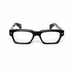 Tokyo // Men's 18KT Gold Rectangular Eyeglasses // Havana + Clear