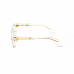 Tokyo // Men's 18KT Gold Rectangular Eyeglasses // Clear + Clear