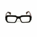 Milano // Men's 18KT Gold Rectangular Eyeglasses // Havana + Clear