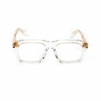 Madrid // Men's 18KT Gold Aviator Eyeglasses // Clear + Clear