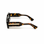 Milano // Men's 18KT Gold Rectangular Eyeglasses // Havana + Clear