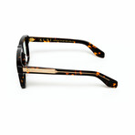 Madrid // Men's 18KT Gold Aviator Eyeglasses // Havana + Clear