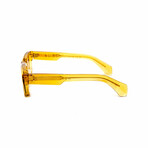 Tokyo // Men's 18KT Gold Rectangular Eyeglasses // Yellow + Clear