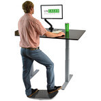 BASE Standing Desk Balance Board with Anti-Fatigue Mat Deck