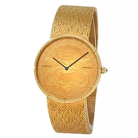 Corum Twenty Dollar Coin 18k Yellow Gold Automatic // 8801 // Pre-Owned