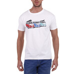 Front Wagen Crewneck T-Shirt // White (S)