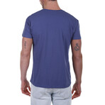 Front Scooter Crewneck T-Shirt // Blue (S)