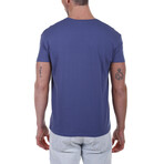 Front Van Crewneck T-Shirt // Blue (S)