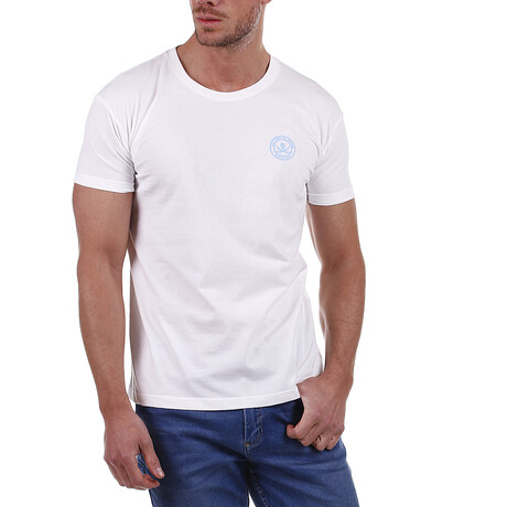 Back West Coast Crewneck T-Shirt // White (S)
