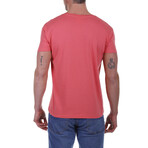 Front Scooter Crewneck T-Shirt // Coral (S)