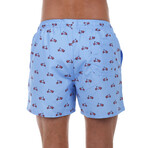 Pink Scotters Swimsuit // Light Blue (S)