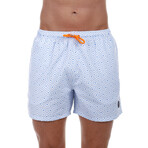 Hexa Swimsuit // Light Blue + White (S)