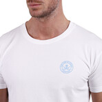 Back West Coast Crewneck T-Shirt // White (S)