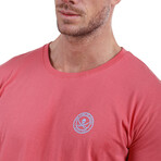 Back West Coast Crewneck T-Shirt // Coral (S)