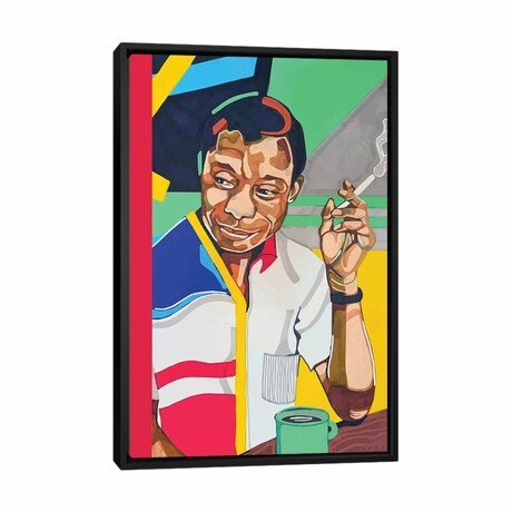 James Baldwin by Domonique Brown (26"H x 18"W x 1.5"D)