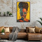 Woman Of Steel by Akintayo Akintobi (26"H x 18"W x 1.5"D)