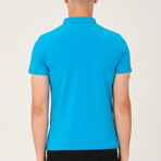 Short Sleeve Henley // Turquoise (S)