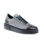 Leather Gradient Bowling Style Sneakers // Gray (Euro: 39)