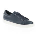 Leather Sneakers // Navy Blue (Euro: 44)