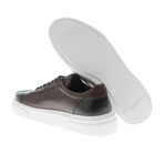 Leather Bowling Style Sneakers // Brown (Euro: 41)