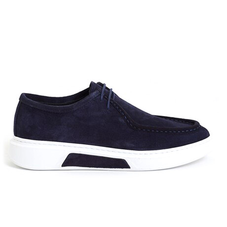 Leather Loafers // Navy Blue (Euro: 39)