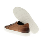 Leather Sneakers // Tan (Euro: 44)