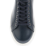 Leather Sneakers // Navy Blue (Euro: 44)