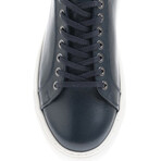 Leather Sneakers // Navy Blue (Euro: 43)