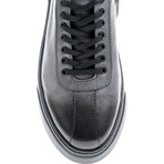 Leather Gradient Bowling Style Sneakers // Gray (Euro: 39)