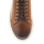 Leather Sneakers // Tan (Euro: 44)