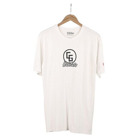 Habitats Logo Tech T-Shirt // White (S)